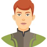 young prince vector illustration